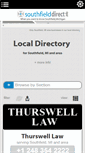 Mobile Screenshot of directory.southfielddirect.info
